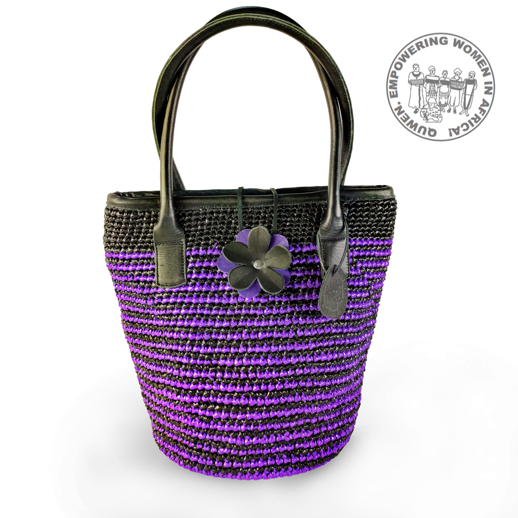 Mathangu Black Purple Bag