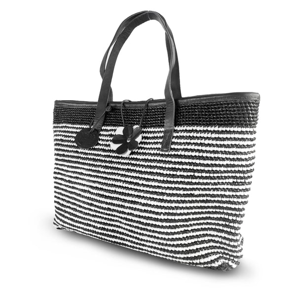 Mathangu Black White Square Bag