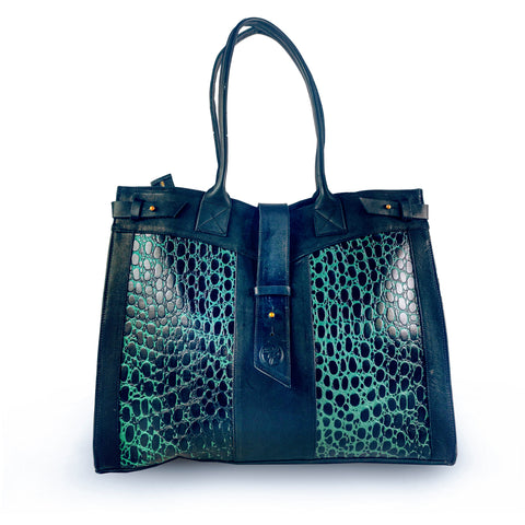 Mamba Turquoise Tote Bag