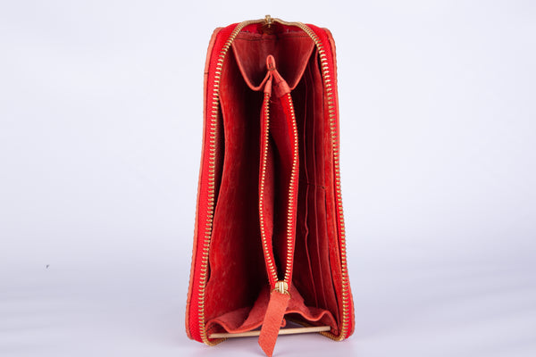 Red Leather Purse