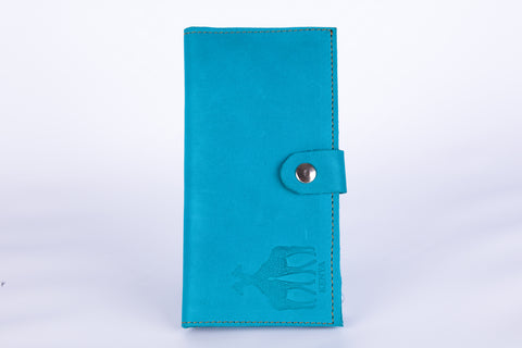 Turquoise Leather Purse