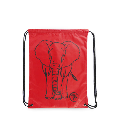 Red Drawstring Bag