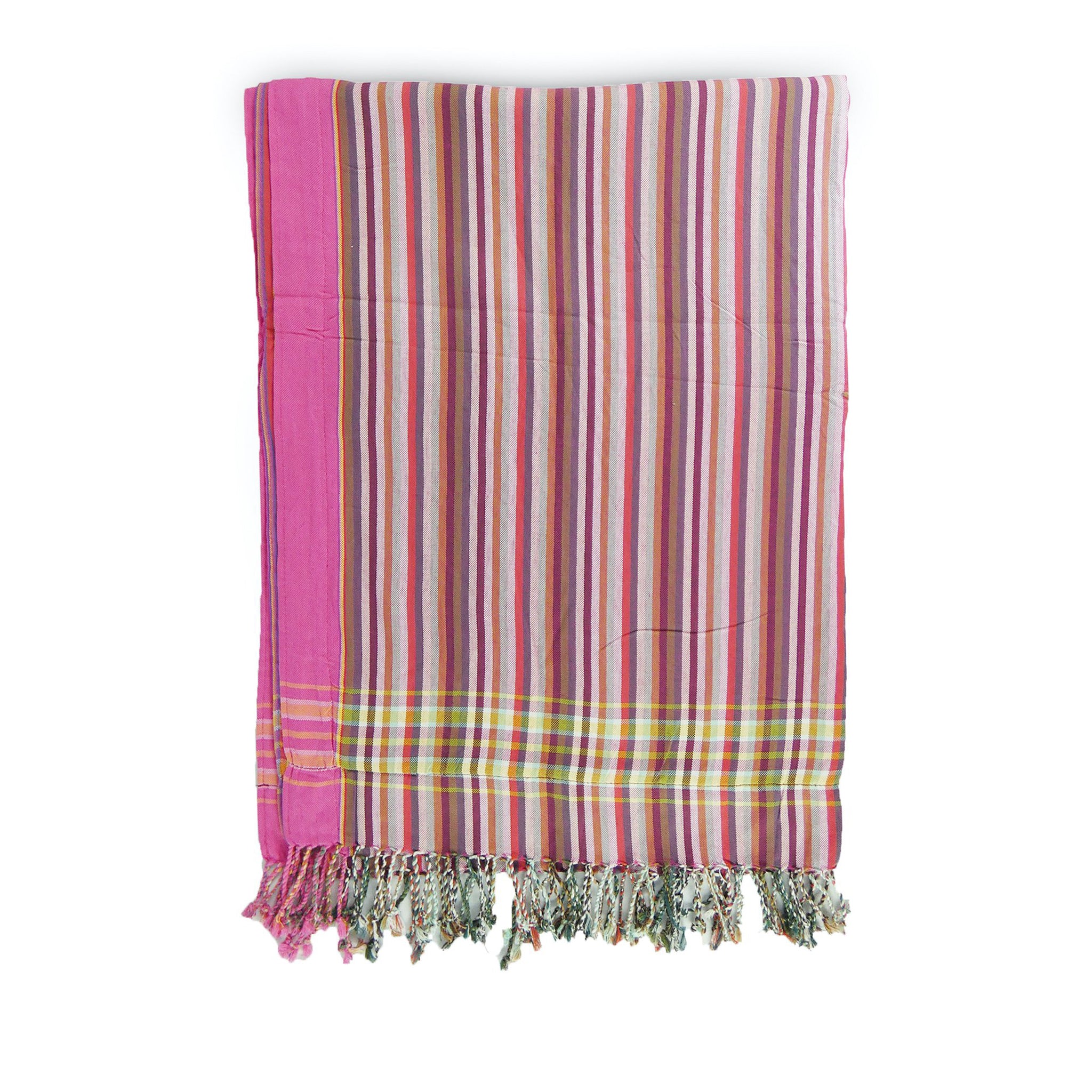 Pink Stripes Kikoy Towel