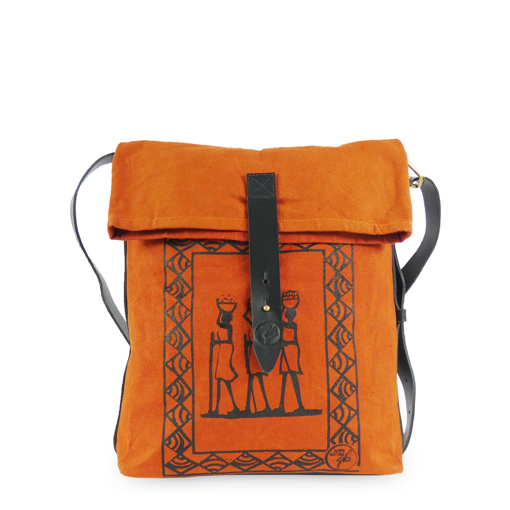 Msafiri Orange Crossbody